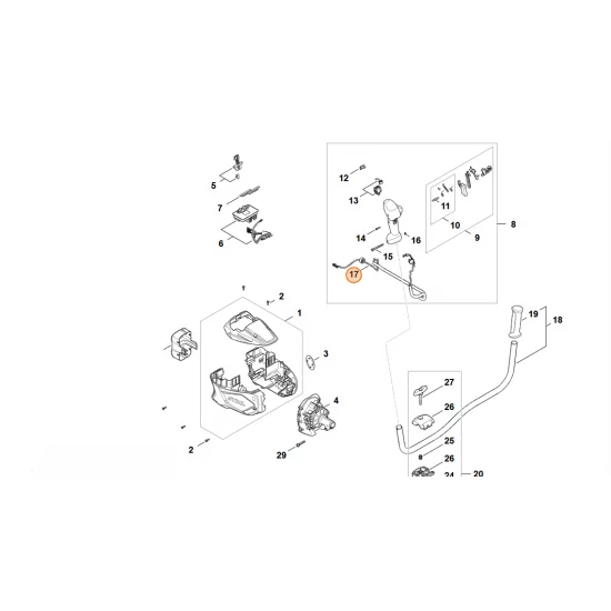 STIHL  Wiązka kabli FA08 440 3010